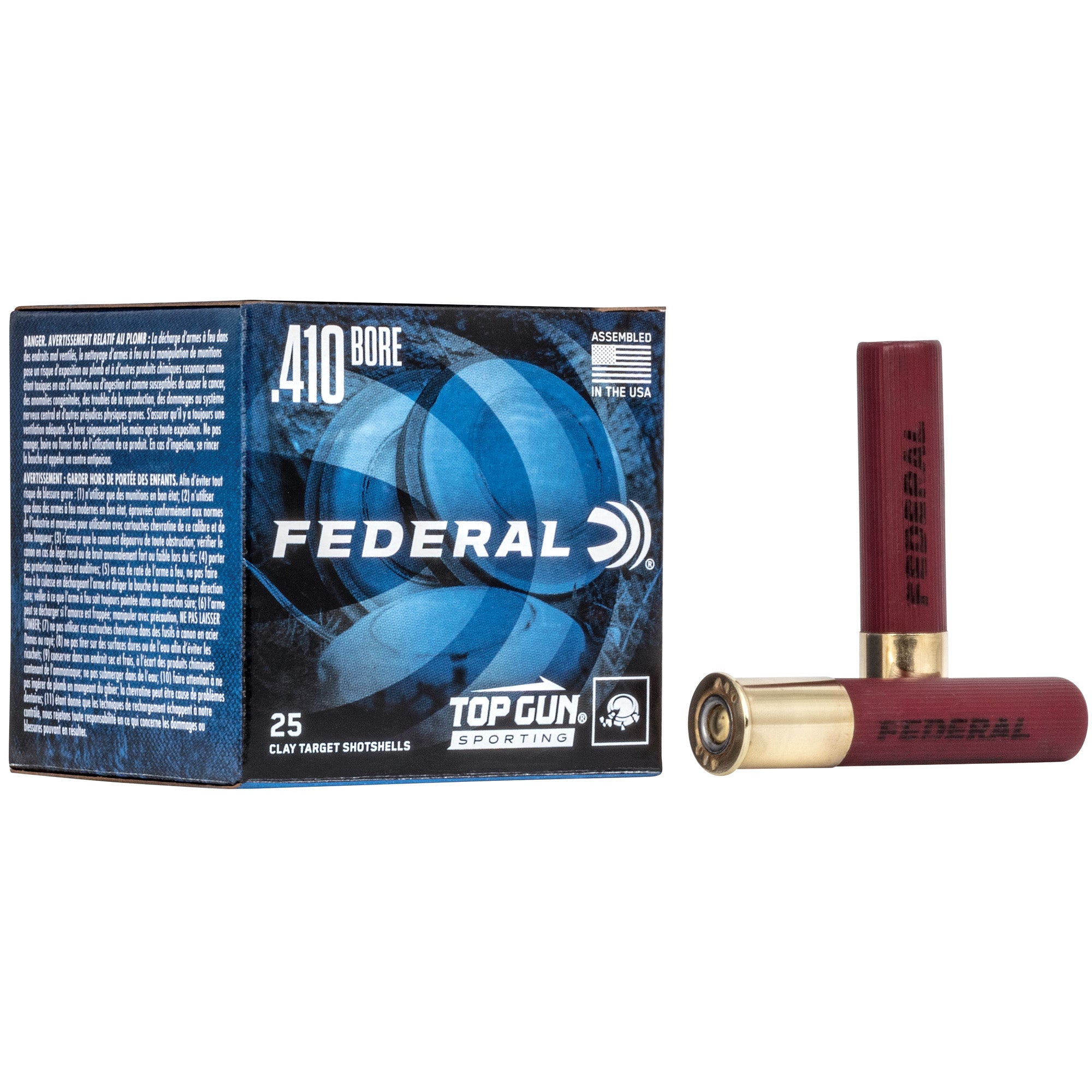 Federal .410 Bore TGS412147.5 Top Gun Sporting 2.5" 1/2oz 7.5 Shot