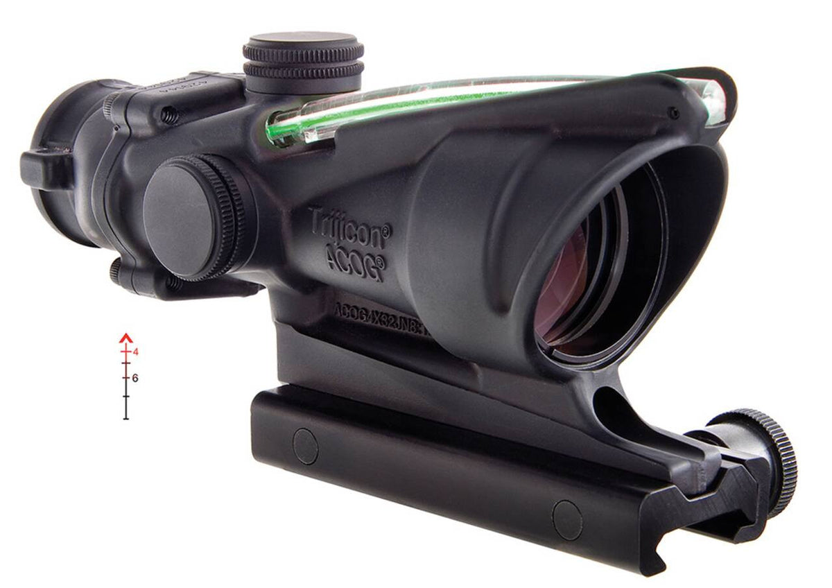 Trijicon ACOG 4x32mm Illuminated Green Chevron .223 Reticle Rifle Scope