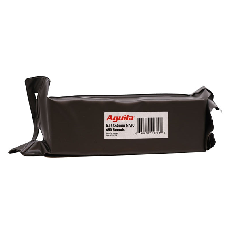 Aguila 5.56x45mm NATO Rifle Ammo  Full Metal Jacket FMJ 55 grain 