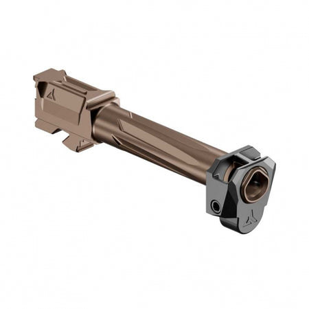 Radian Weapons R0860 Ramjet Barrel & Afterburner Combo Glock 43X 9mm, Bronze Stainless Steel