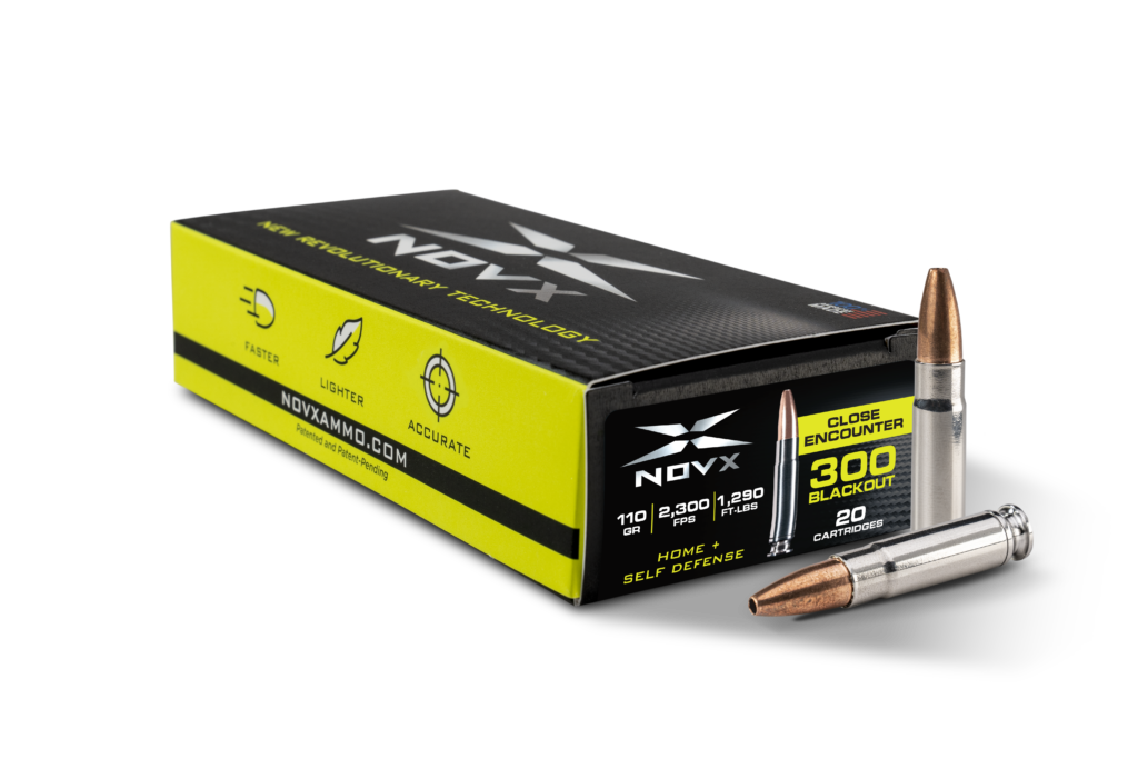 NovX .300 AAC Blackout Rifle Ammo Close Encounter Fragmenting Copper Hollow Point CSHP 110 grain 
