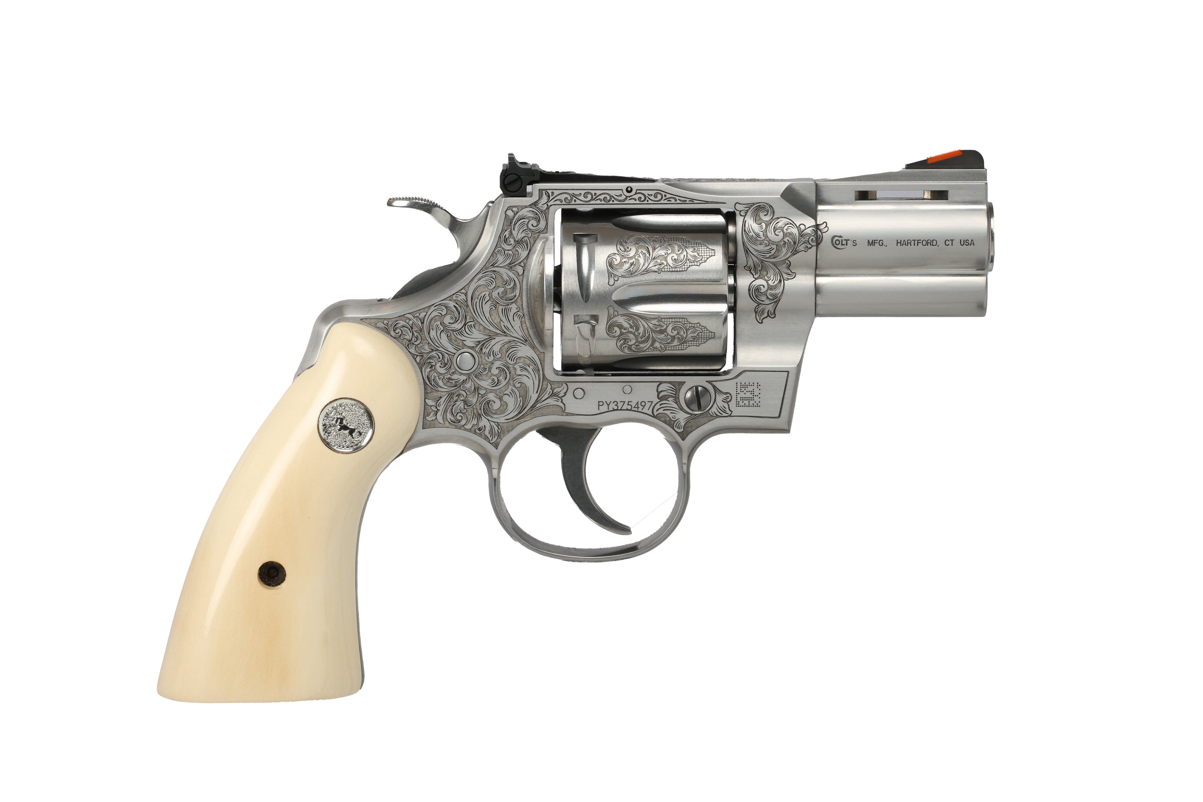 PYTHON 357MAG 2.5" ENG/HOLLY TYLER GUN WORKS PREMIER GRADE