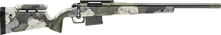 Springfield Armory 2020 WayPoint 6mm Creedmoor 5+1 20" Carbon Fiber Evergreen Camo Adjustable Cheek Comb M-LOK Stock, Mil-Spec Green Cerakote