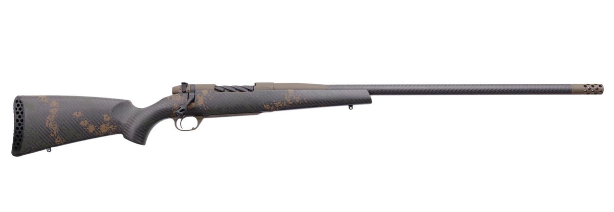 Weatherby Mark V Backcountry Carbon .243 Win 22-Inch Barrel, Patriot Brown Cerakote Rifle