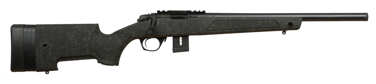 Bergara BMR-X 17 HMR Rifle, 18" Heavy Threaded Barrel, Picatinny Rail Receiver, Adjustable LOP Stock
