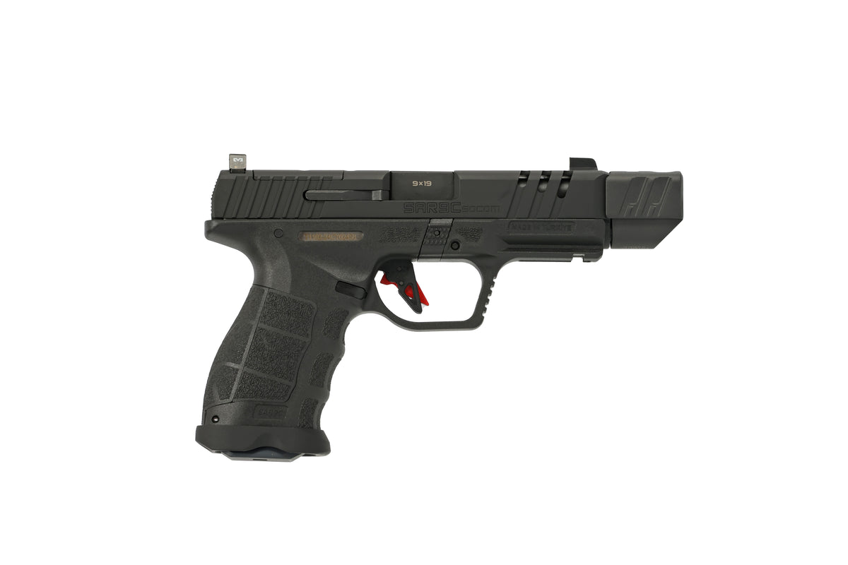 SAR USA 9CSOCOMBLC SAR9 SOCOM BL COM 9MM 15/21
