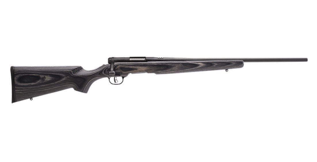 Savage Arms 96971 B.MAG Sporter Full Size 17 WSM 8+1 22" Matte Black Sporter Barrel, Matte Black Drilled & Tapped Carbon Steel Receiver, Gray Fixed Laminate Stock, Right Hand
