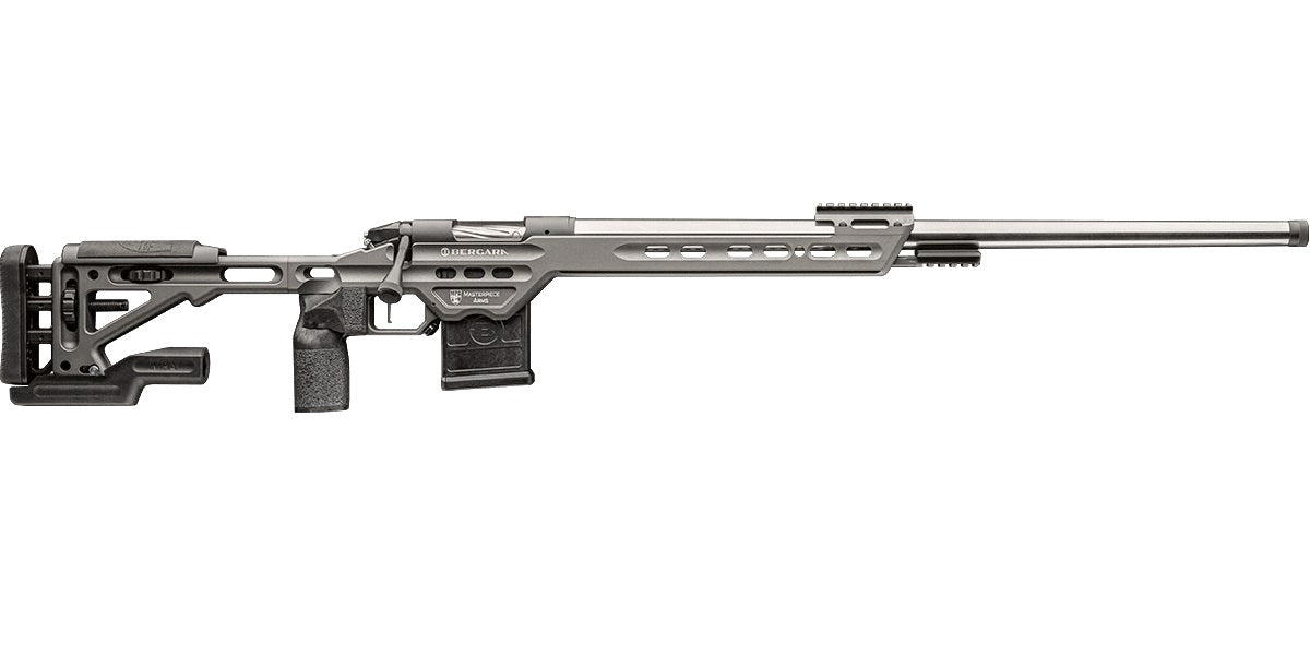 Bergara Premier Competition 6mm Creedmoor 10+1 26" Heavy Barrel Rifle, Graphite Black Cerakote, Tungsten MPA BA Chassis Stock