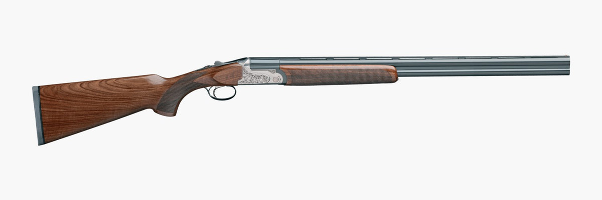 Rizzini USA BR110 Light Luxe 28 Gauge 28" O/U Shotgun - 2rd, 3" Chamber, Gray Anodized Walnut Stock, RH