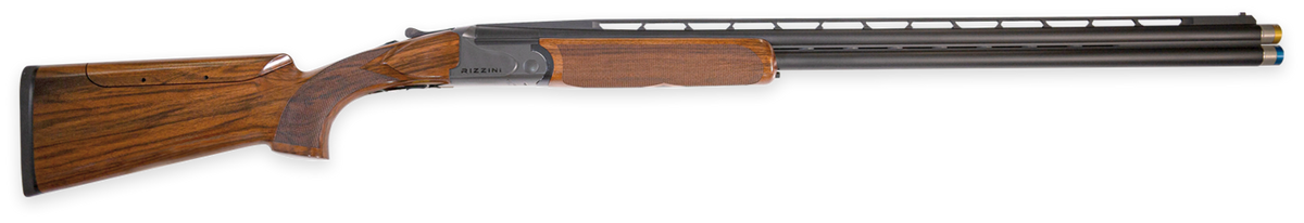 Rizzini USA BR110 Sporter-X 12 Gauge 32" O/U Shotgun - 2rd, 3" Chamber, Matte Gray Walnut Adjustable Comb Stock, RH