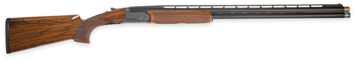 Rizzini USA BR110 Sporter-X 12 Gauge 32" O/U Shotgun - 2rd, 3" Chamber, Matte Gray Walnut Adjustable Comb Stock, RH