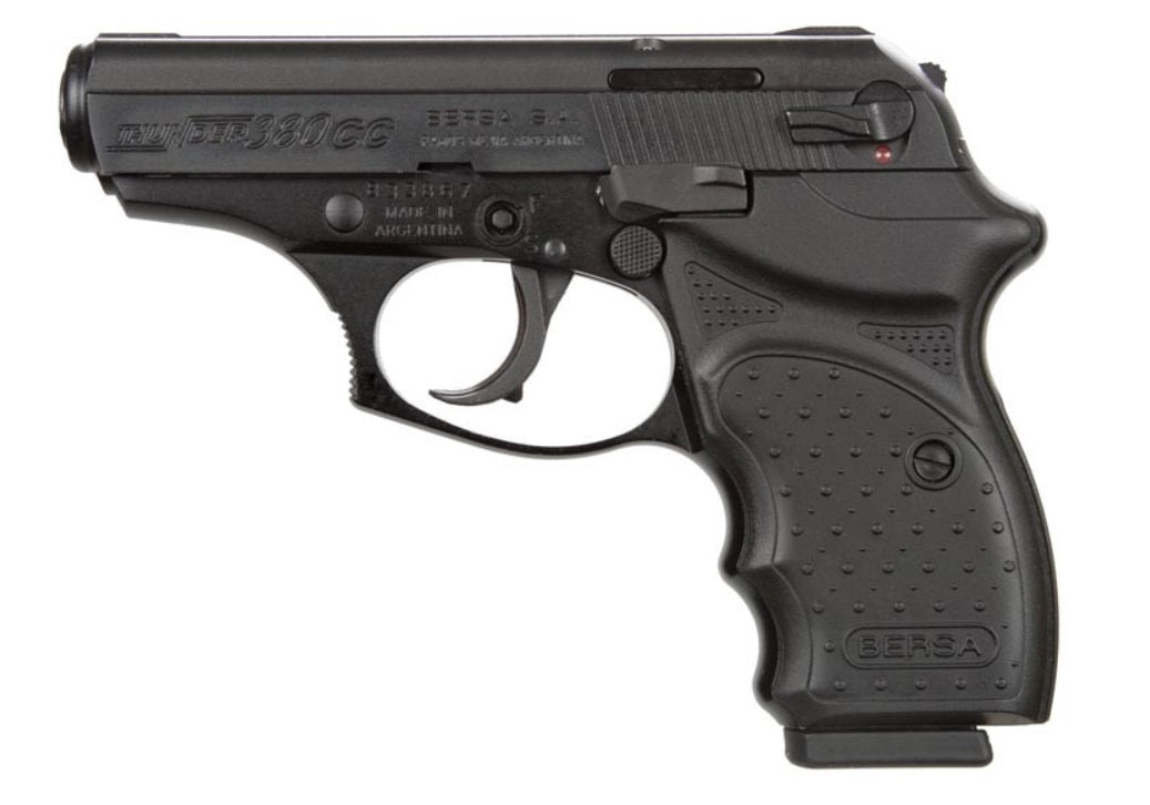 Bersa THUN380MLTCC Thunder Micro-Compact .380 ACP 7+1 3.5" Black Aluminum Frame Pistol