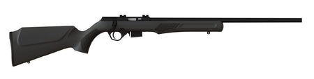Rossi RB17H2111 RB17 Full Size 17 HMR 5+1, 21" Matte Black Button Rifled Free Floating Steel Barrel, Matte Black Stainless Steel Receiver, Black Fixed Monte Carlo Stock, Right Hand
