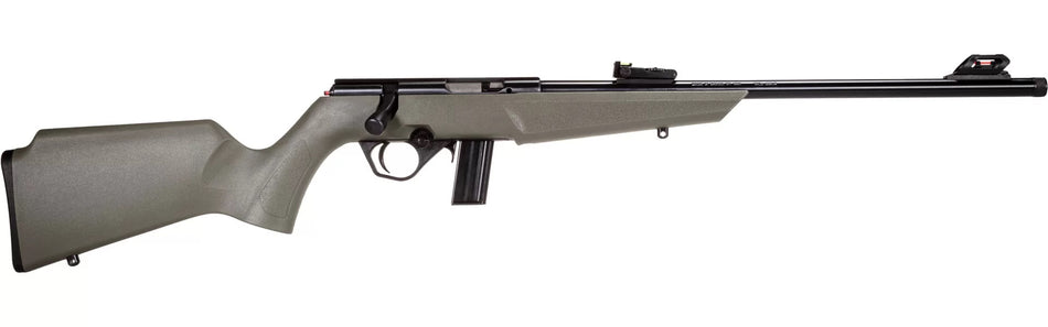 Rossi RB22 Compact .22 LR Rifle, 10+1 Capacity, 16" Free-Floating Barrel, OD Green Monte Carlo Stock