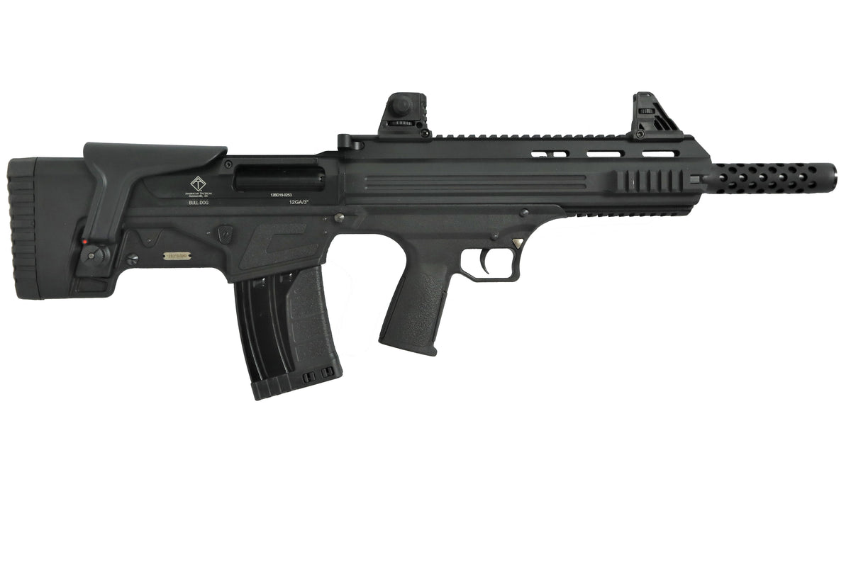 ATI Bulldog 12 Gauge Bullpup Shotgun, 5+1 Capacity, 18.50" Barrel, Black Fixed Stock