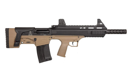 ATI Bulldog ATIG12BDT Semi-Auto Bullpup Shotgun, 12 Gauge, 3in Chamber, 18.5in Barrel, 5+1 Capacity, Tan Stock