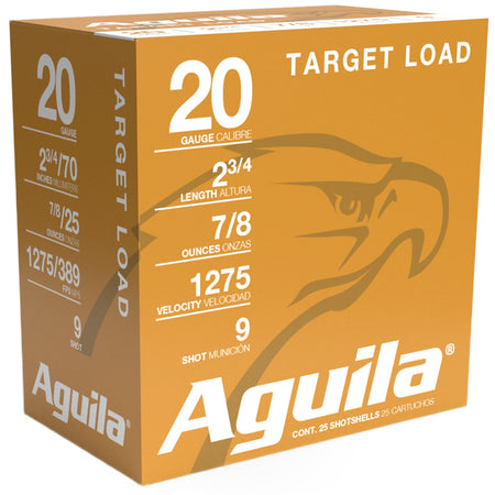 Aguila 20 Gauge 1CHB2039 Target Load Competition 2.75" 7/8oz 9 Shot