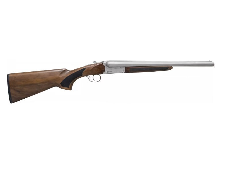 Citadel CITSBS1218NKL Coach 12 Gauge 3" 2rd 18.50" Nickel Barrel/Rec, Fixed Walnut Stock