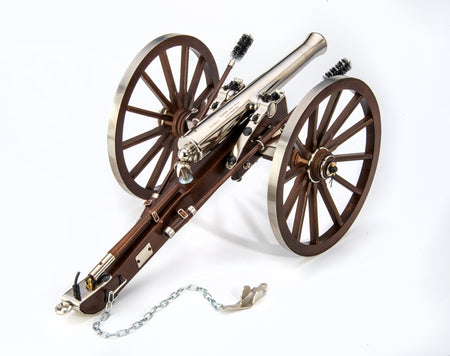 Napoleon III Nickel Miniature Cannon Collectible