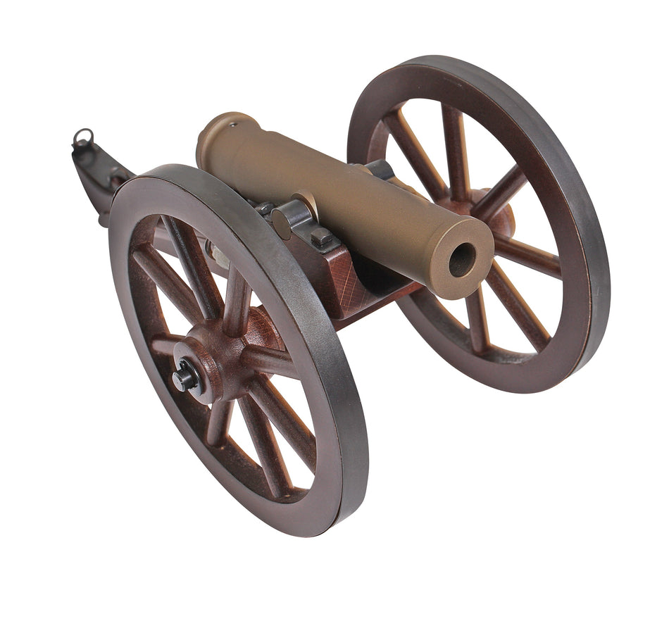 Bronze 6.75 Inch Mini Howitzer Desktop Cannon Collectible