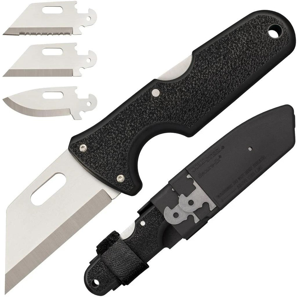 Cold Steel Click-N-Cut Folder Interchangeable Blades 2-1/2" Satin Black BDS