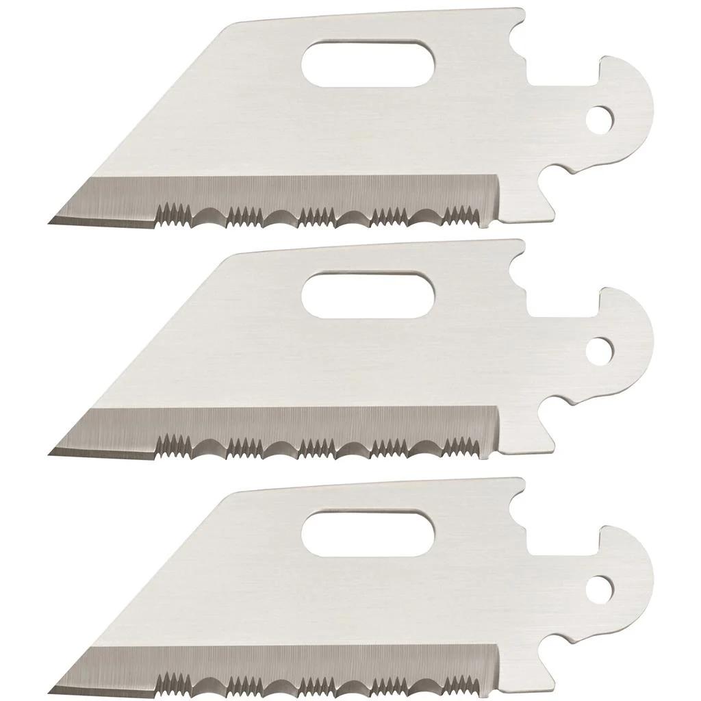Cold Steel Click-N-Cut Serrated Reverse Tanto Replacement Blade Set 3/pk 2-1/2"
