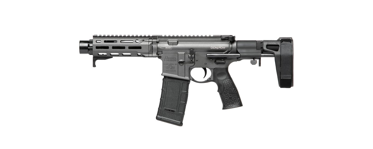 Daniel Defense DDM4 PDW Pistol .300 BLK w/ PSB NM - Cobalt