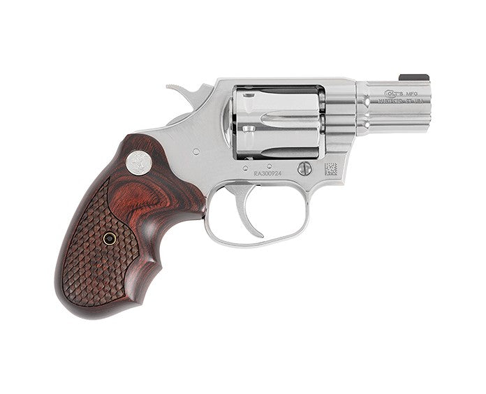 Colt Cobra .38 Special Stainless 2" 6-Round Revolver with Snake Scale Grips