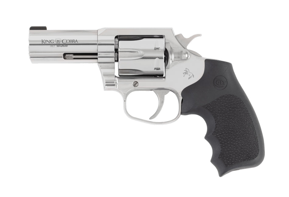 Colt King Cobra .357 Mag 6-Round 3" Stainless Revolver, Exposed Hammer