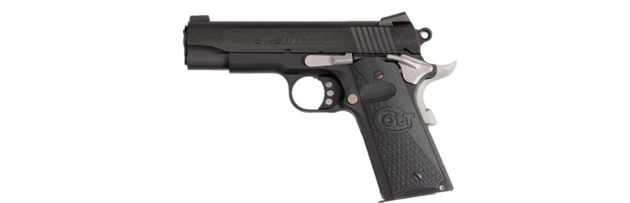 Colt O4840NC Night Commander .45 ACP 8+1 4.25in Cerakote Slide, Beavertail Frame, Black G10 Grips