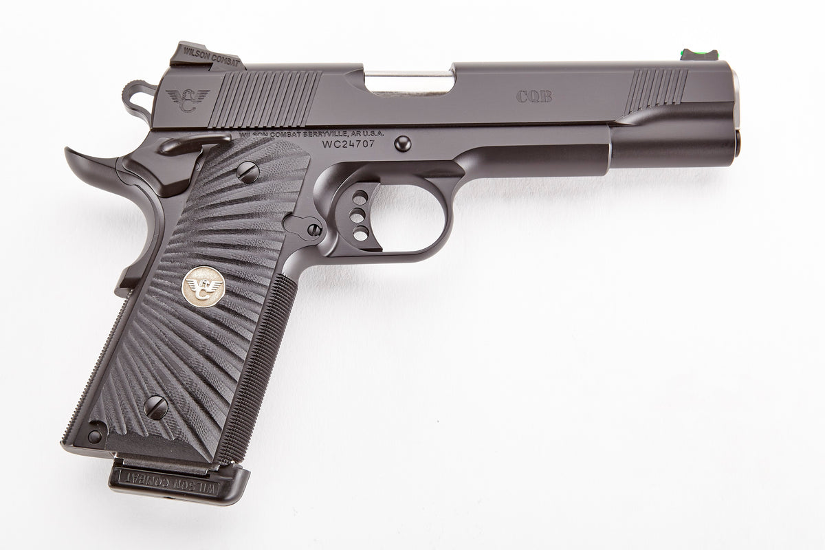 Wilson Combat CQBFS45A .45 ACP 8+1 5-Inch Match Grade Barrel, Black G10 Starburst Grip