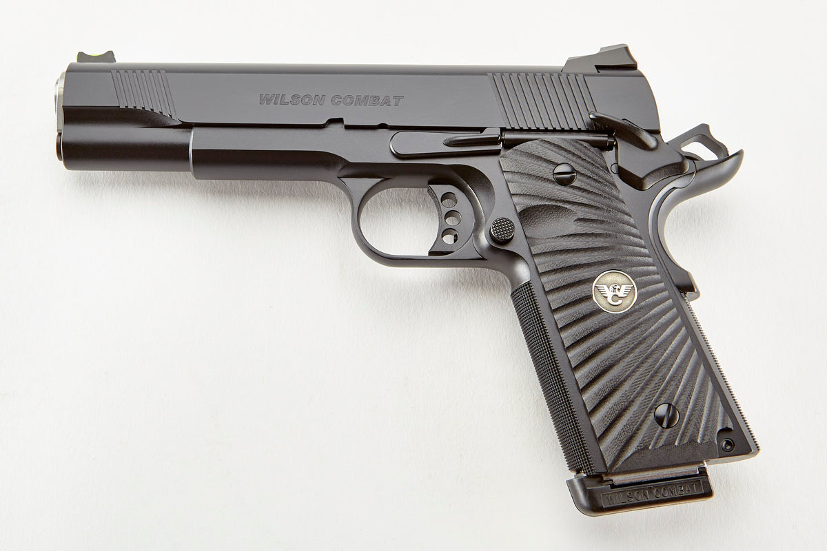 Wilson Combat CQBFS45 .45 ACP 8+1 5-Inch Full-Size Carbon Steel Slide, G10 Starburst Grip
