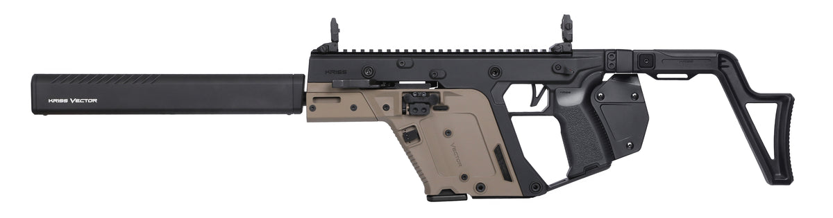 Kriss Vector CRB G3 .45 ACP Carbine, Black/FDE, CA Compliant, 16" Barrel, 10+1 Capacity