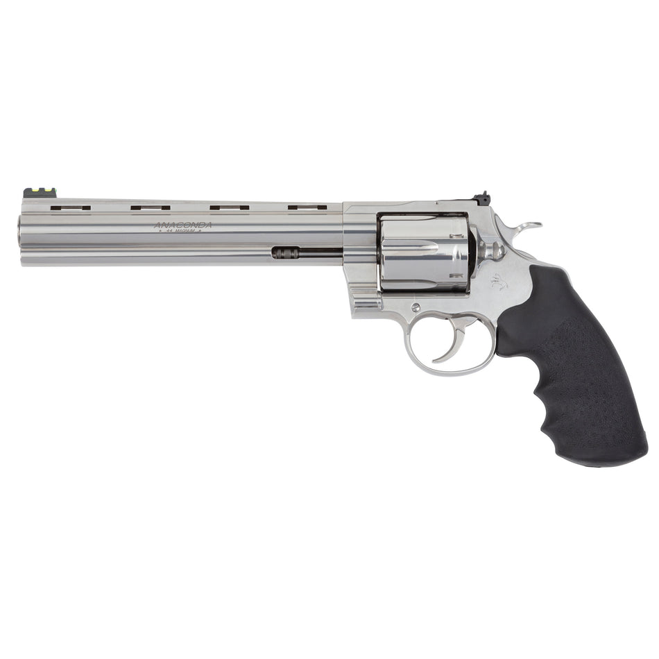 Colt Anaconda Target ANACONDASP8RFT .44 Mag 6-Round 8" Stainless Revolver with Rubber Grip