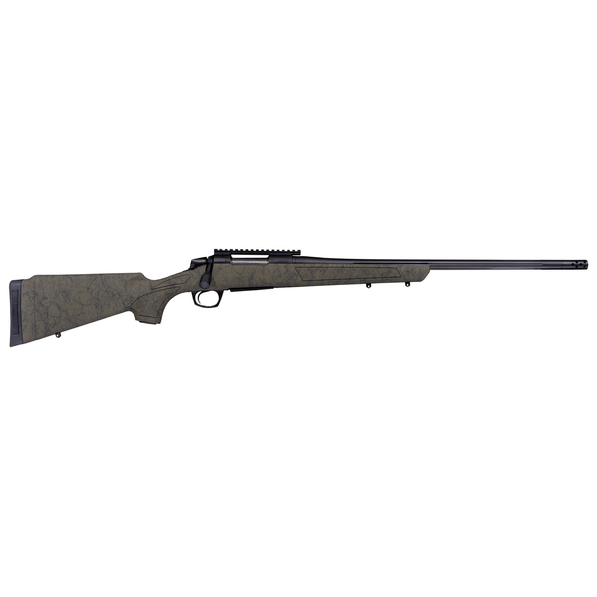CVA CR3977G Cascade XT 6.5 Creedmoor 4+1 Fluted Steel Rifle, OD Green Adjustable Stock, Right Hand