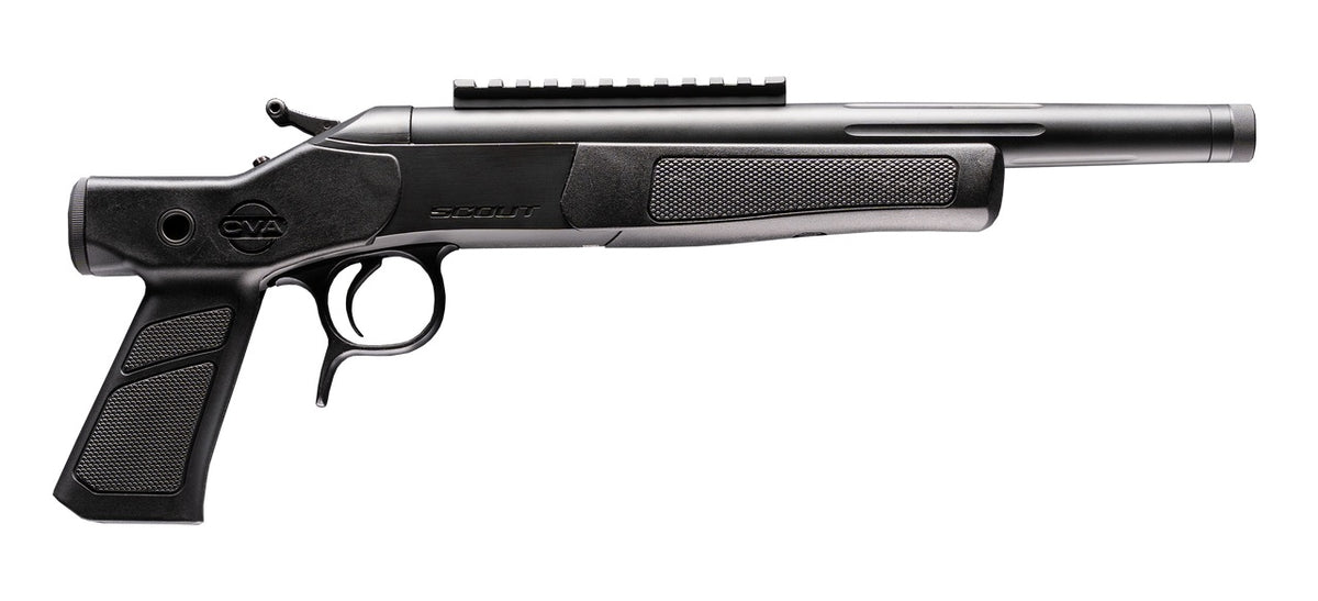 CVA Scout XP .338 ARC Single-Shot Pistol, Black Synthetic, 12" Threaded Barrel 5/8x24