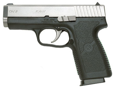 Kahr CW9 9mm Stainless/Black 3.6" Pistol, One Magazine, Pinned Front Sight