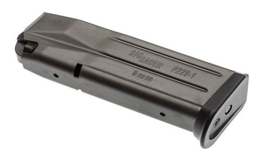 Sig Sauer P229-1/E2 15rd 9mm Luger Black Steel Handgun Magazine