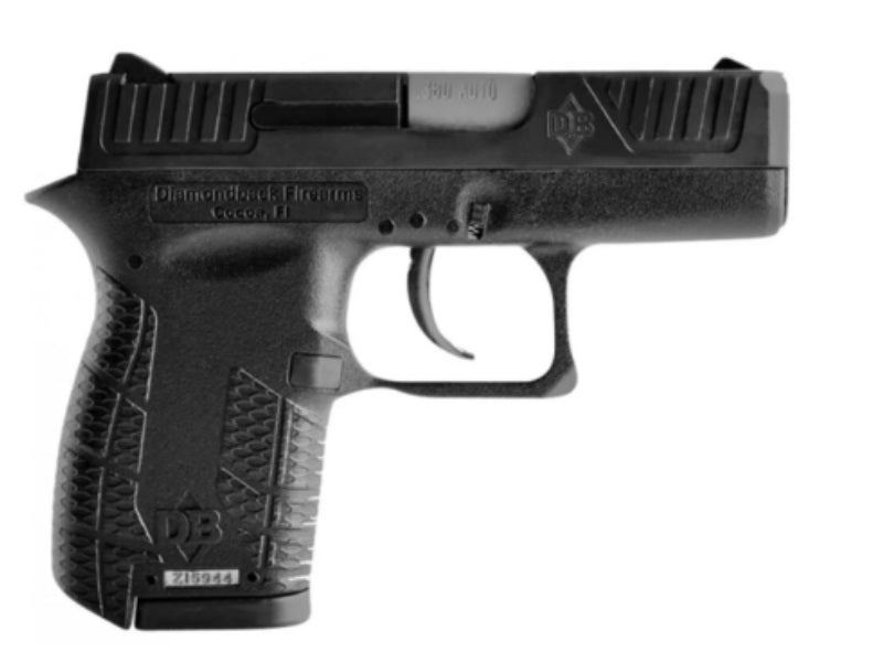 Diamondback DB380 Gen4 Micro-Compact .380 ACP 6+1, Black Nitride Slide, Black Polymer Frame