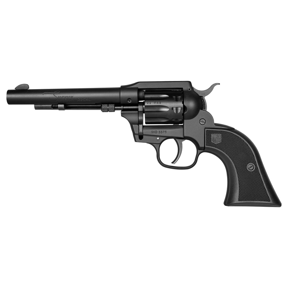 Diamondback DB053CA001 Sidekick 22LR/22Mag Revolver, 9-Shot, 5.50" Black Cerakote Barrel & Cylinder, GFN Grip