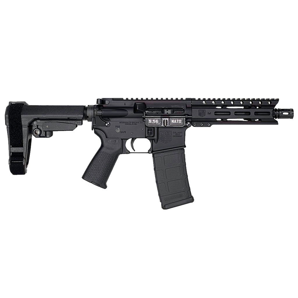 Diamondback DB15 AR Pistol 5.56 7" SBA3 Pistol Brace Black