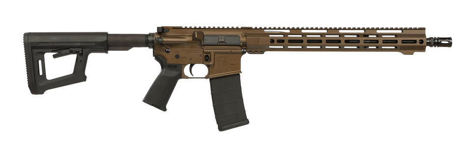 Diamondback DB15 Carbon Series 5.56 NATO 30+1 16in Rifle, Midnight Bronze Cerakote, Adjustable Stock