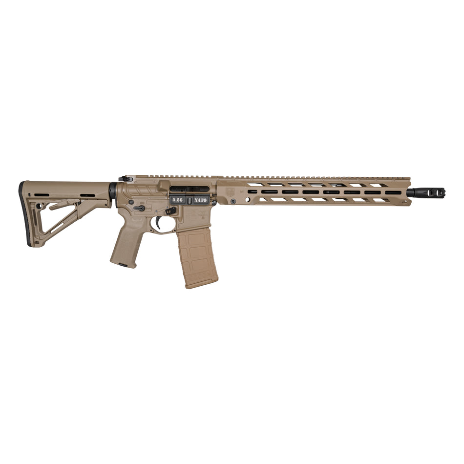 Diamondback DB1784K061 DB15 5.56 NATO 16" Rifle, 30+1, FDE, M-Lok Handguard, Magpul CTR Stock, Obsidian Brake