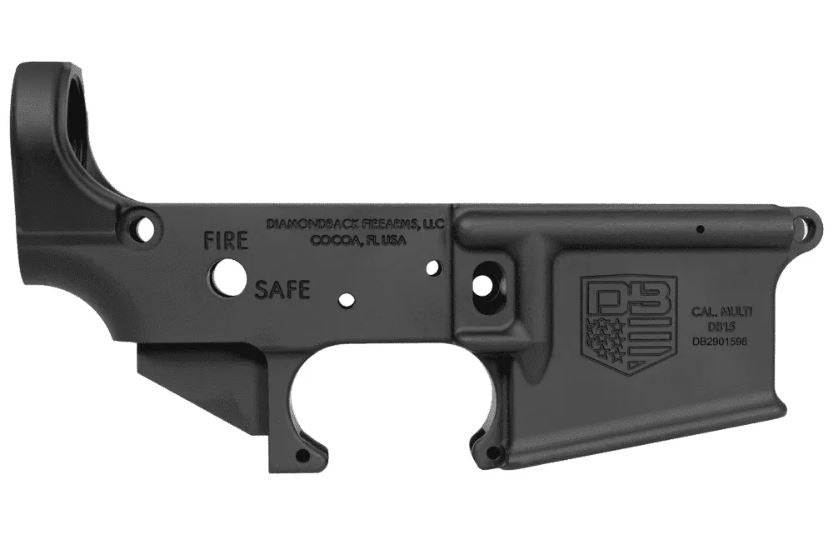 Diamondback DB2210R001 DB15 7075-T6 Aluminum Lower Receiver, Black