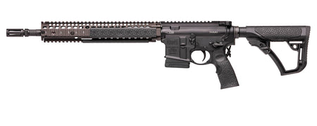 Daniel Defense 0208806027055 DDM4 M4A1 *CA Compliant 5.56x45mm NATO 14" 10+1 Black Hard Coat Anodized 6 Position w/SoftTouch Overmolding Stock with Flat Dark Earth Handguard