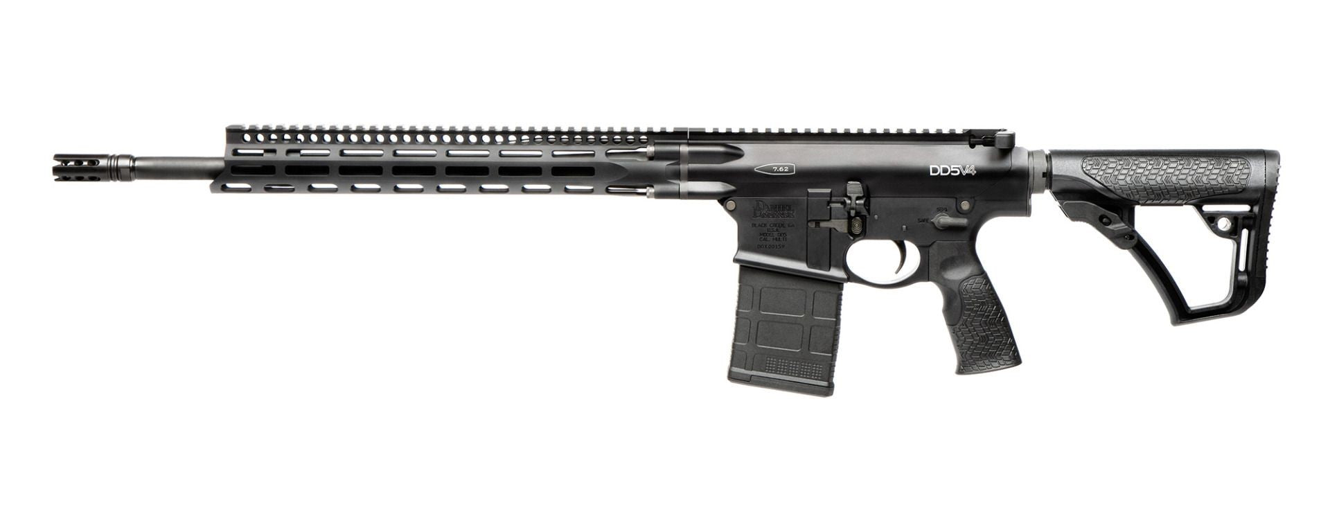 Daniel Defense DD5 V4 6.5 Creedmoor 18" Rifle, 20+1 Capacity, Black Hard Coat Anodized, M-LOK Handguard