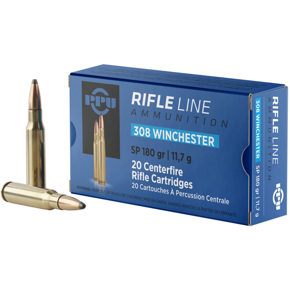 Prvi Partizan .308 Win / 7.62x51mm PP3083 Soft Point SP 180 Grain