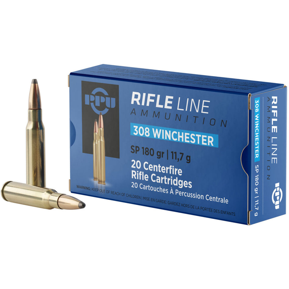 Prvi Partizan .308 Win / 7.62x51mm PP3083 Soft Point SP 180 Grain
