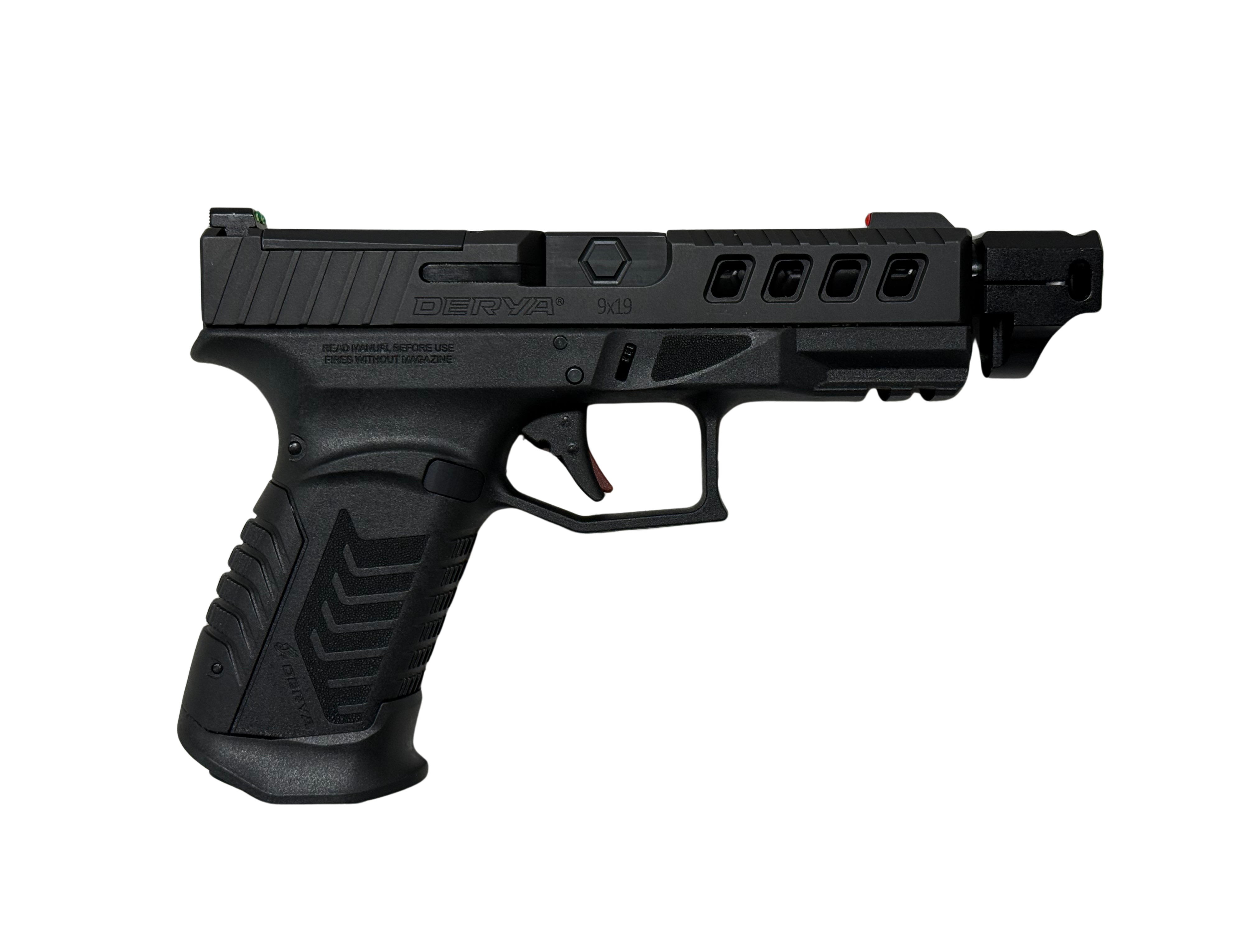 Derya DY9 COMP 9mm Pistol, 4.64" Barrel, 10-Round Capacity