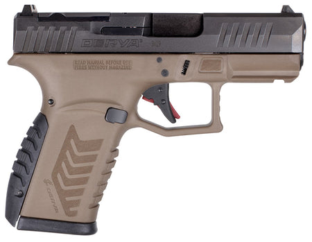 Derya DY9Z 9mm Luger 15-Round Optic Ready Pistol - Brown/Black (TTBB.TR)